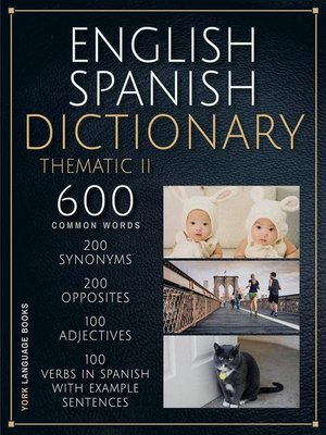 cover image of English Spanish Dictionary Thematic II